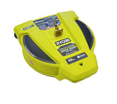 Ryobi surface cleaner front view showing shroud and connection for fast cleaning