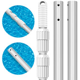 S-Union front view of assembled pole showing sturdy construction and reach