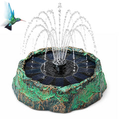 SAC SMARTEN ARTS front view showing vintage copper patina and realistic rock look, blends with gardens