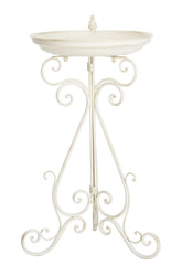 SAFAVIEH Ashlan front view showing pearl white finish and overall shape