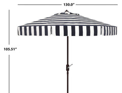 SAFAVIEH Elsa close-up of reinforced ribs and fabric texture - durable canopy support