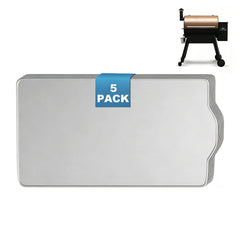 SafBbcue pack front view showing five liners and packaging benefits