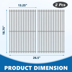SafBbcue side profile showing solid bar spacing for secure food contact