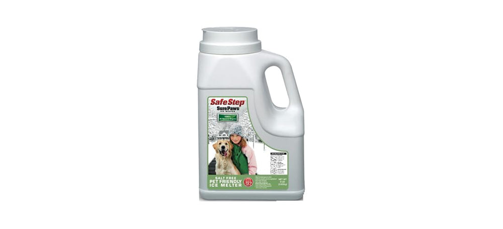 Safe Step jug front view showing product and clear usage benefits