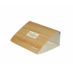 Safer close-up of sticky adhesive card showing trapped moths and effective capture