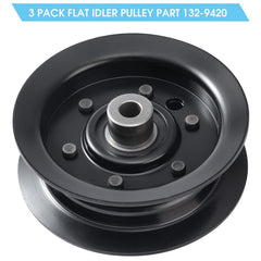 Saiyugty pulley installed on Toro deck demonstrating restored belt tracking and smoother operation