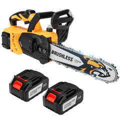 SALEM MASTER front view of 12-inch chainsaw showing compact portable design benefit
