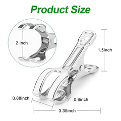 Samhopo clip with jaws open showing 2 inch capacity for secure fit on frames