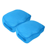 Samplife booster seat front view showing cushion and color for easy identification and comfort