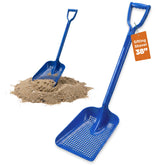 Sand Dipper front view showing full shovel head and handle for efficient sifting
