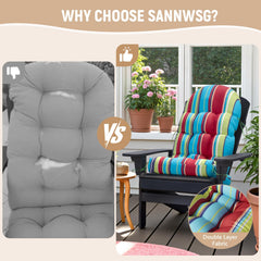 Sannwsg rear view with six ties visible for secure chair attachment