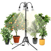 SANSI front view of 120W grow light showcasing whole unit and bulbs for flexible growth