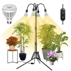 SANSI front view of assembled grow light showing full fixture benefit even coverage