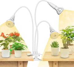SANSI clip-on grow light front view showing compact design and easy mounting benefit