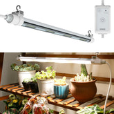 SANSI T8 front view showing slim LED strip and mounting points for versatile placement
