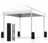 SANWAY front view showing full 10x10 coverage and easy access