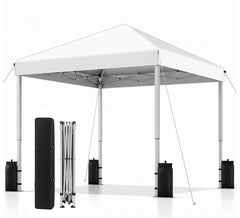 SANWAY front view showing full 10x10 coverage and easy access