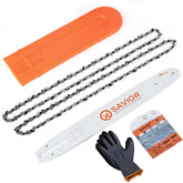 Savior front view of boxed bar and chain kit showing ready-to-install benefit