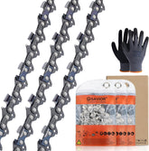 Savior front view of 3-pack 20 inch chains showing kit completeness and convenience