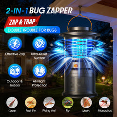 Sayneep closeup of grid and attraction light for efficient insect capture