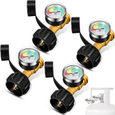 saysurey front view of four gauges showing easy identification and quick checks