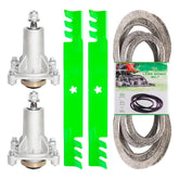 SCBHWJ front packaging showing full 42 inch deck rebuild kit contents and fit details
