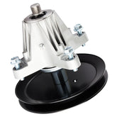 SCBHWJ front view spindle assembly showing mounting flanges and bolt holes, reliable replacement