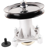 SCBHWJ spindle assembly front view showing fitment and durable housing benefit