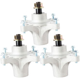 SCBHWJ front spindle assembly showing mounting holes and improved stability