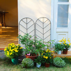 SCENDOR stake inserted in garden soil demonstrating easy installation and stability