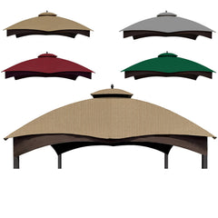 SCOCANOPY khaki front cover shown on gazebo, protects from sun and rain