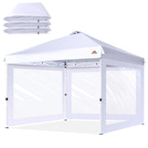 SCOCANOPY front view assembled sidewall showing protection and visibility