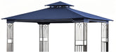 SCOCANOPY front view navy blue canopy showing full coverage benefit