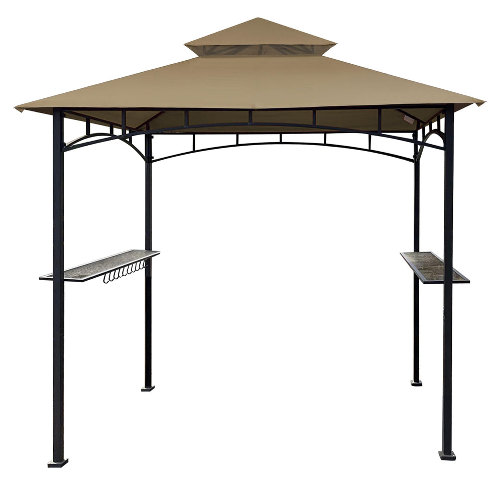 SCOCANOPY front view of replacement top showing full coverage benefit