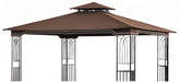 SCOCANOPY front view of brown replacement canopy restoring shelter