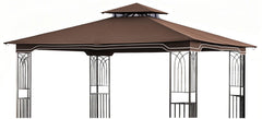 SCOCANOPY front view of brown replacement canopy restoring shelter