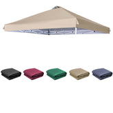 SCOCANOPY front view beige top showing full canopy coverage and protection