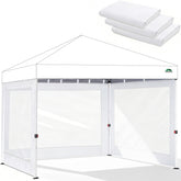 SCOMANAGE front view of three white sidewall panels showing professional presentation and protection
