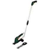 Scotts front product overview showing compact cordless trimmer benefits