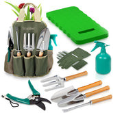 scuddles kit front view showing complete 10-piece set and tote for easy storage