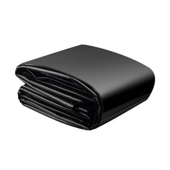 SDLDEER front view of packaged 10x10 pond liner showing product and dimensions benefiting planning