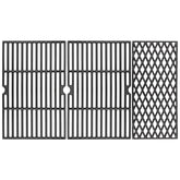 SearCook front view of three replacement grill grates showing fit and finish benefit