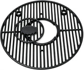 SearCook front view of round cast iron grate highlighting fit and durability