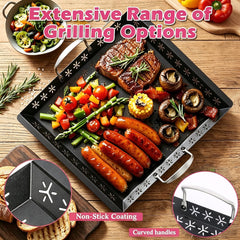 SearCook enamel nonstick surface texture for easy food release and faster cleanup
