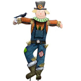 Seasonal Expressions scarecrow front view showing full height and curb appeal