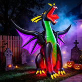 SEASONBLOW dragon front view showing striking fire and ice colors and curb appeal