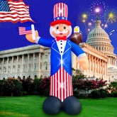 SEASONBLOW front view of Uncle Sam with eagle showing bold patriotic presence