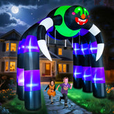 SEASONBLOW front view of full 10ft spider arch creating a dramatic entrance