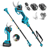 Seesii front view showing full pruner and pole, highlights versatility and ease