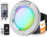 Sejaede front view stainless 10-inch LED shows clean bezel and even light